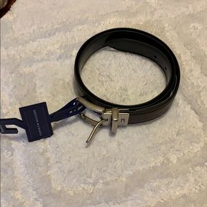 Tommy Hilfiger boys brown leather belt NEW